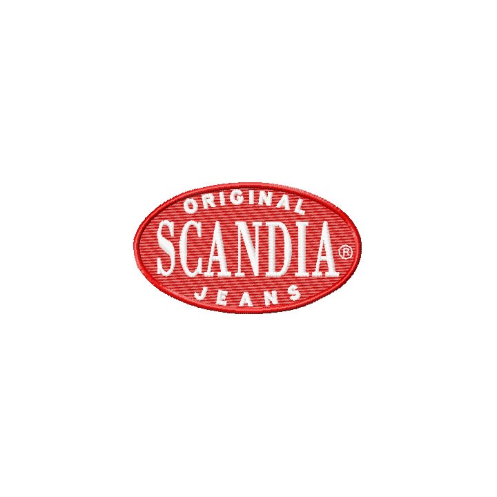 Scandia Jeans Logo  embroidery design - Embroidery Design