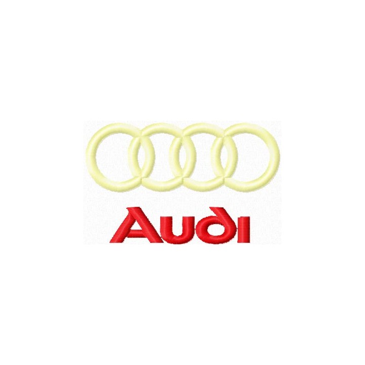 AUDI Logo embroidery design - Embroidery Design