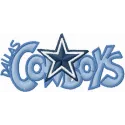 Dallas Cowboys Logo Stitching Pattern for Fans