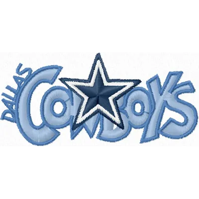 Dallas Cowboys Logo Stitching Pattern for Fans