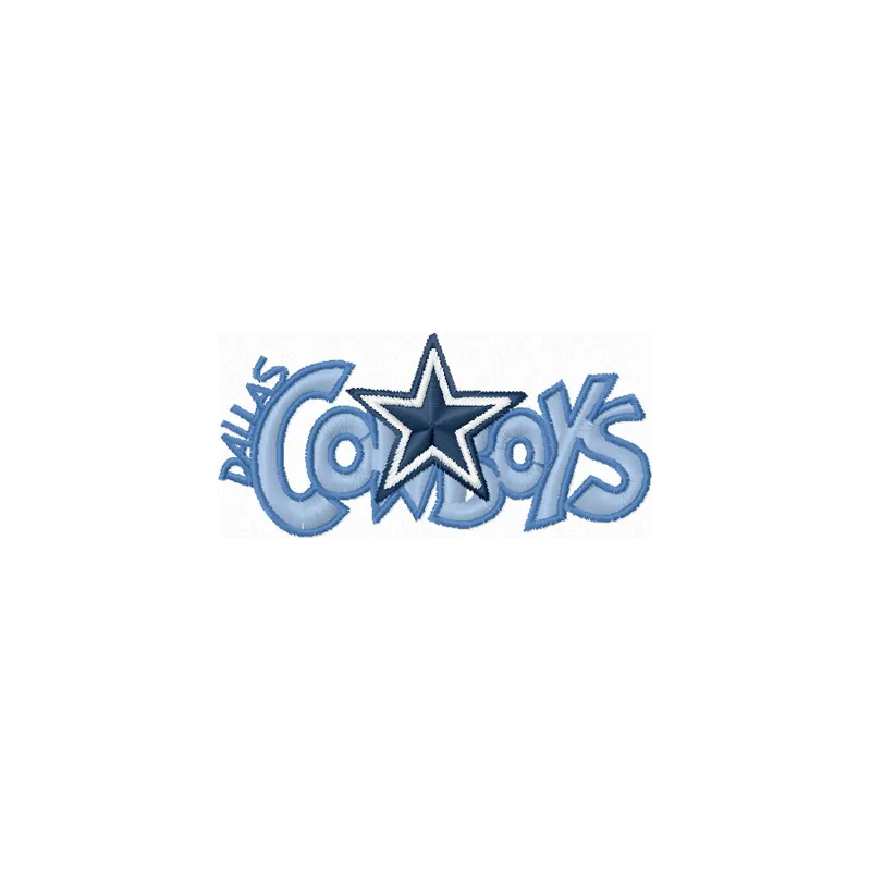 Dallas Cowboys Logo Stitching Pattern for Fans