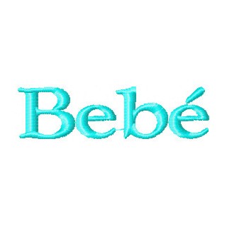 Bebe Logo embroidery design - Embroidery Design