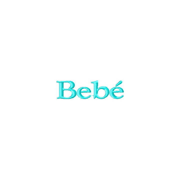 Bebe Logo embroidery design - Embroidery Design
