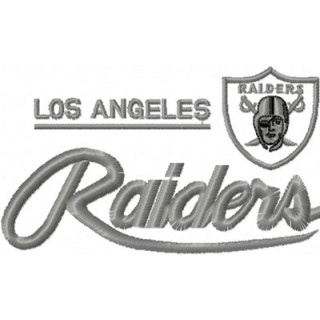 Los Angeles Raiders Logo embroidery design - Embroidery Design