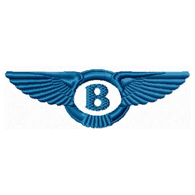 Bentley Logo Stitching Pattern for Brand Identity