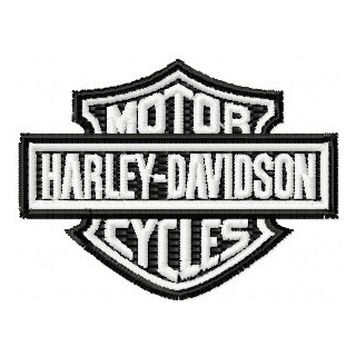 Harley Davidson Logo 1 embroidery design - Embroidery Design