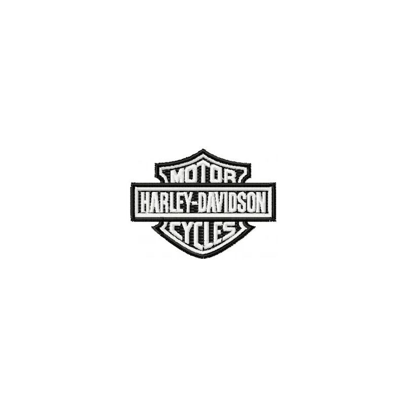 Harley Davidson Logo Stitching Pattern