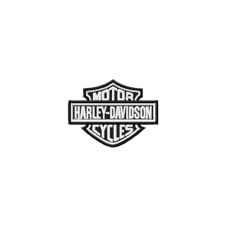 Harley Davidson Logo 1 embroidery design - Embroidery Design