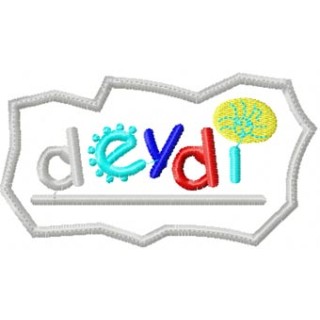 Deydi Logo embroidery design - Embroidery Design