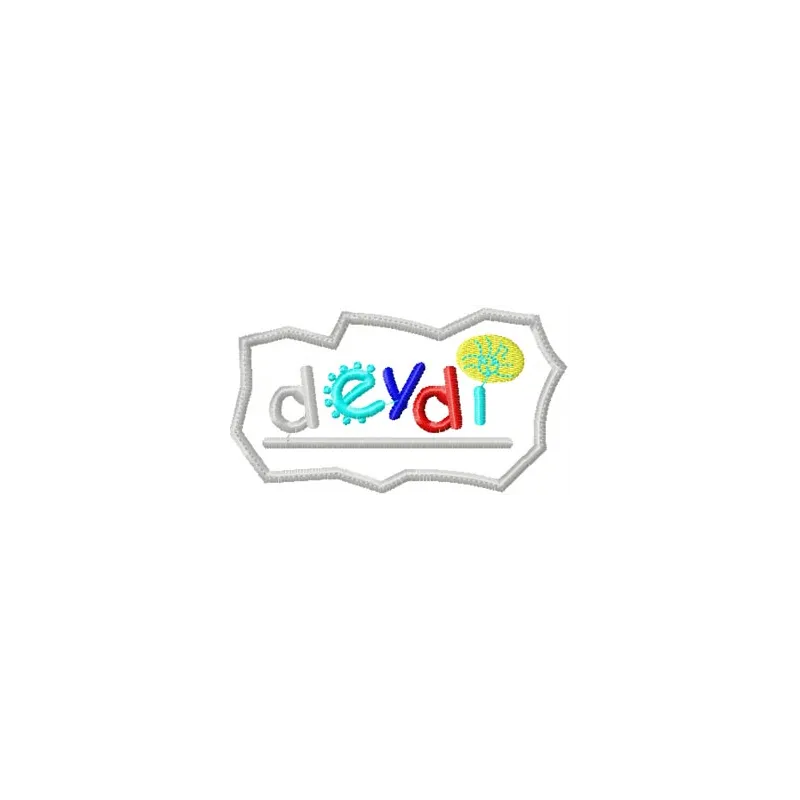 Deydi Logo Stitching Pattern for Brand Identity