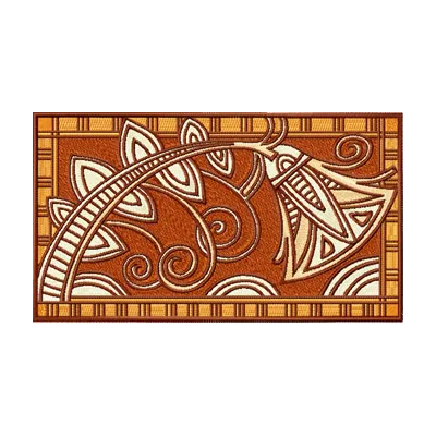 Pyramid Flower embroidery design - Embroidery Design