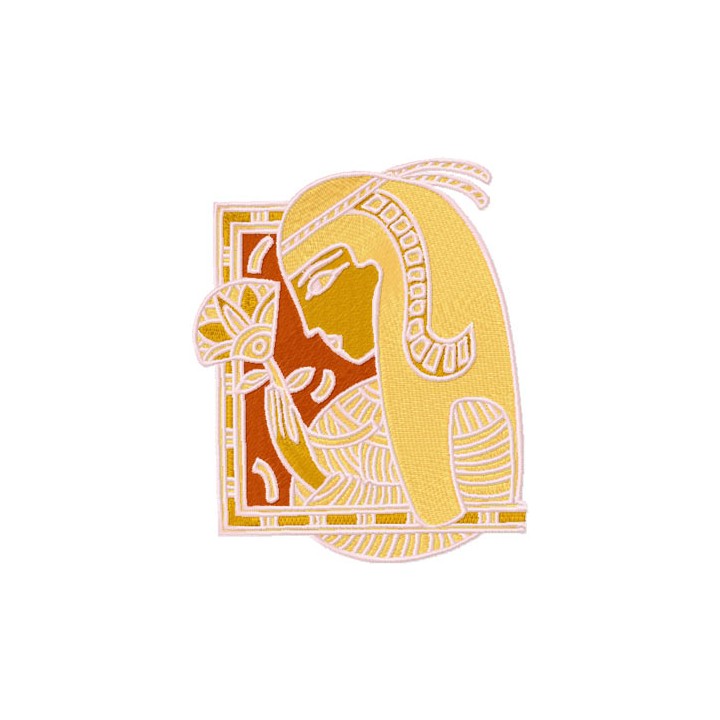 Nefertiti embroidery design - Embroidery Design