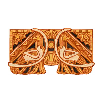 Guardians of the Pyramid embroidery design - Embroidery Design