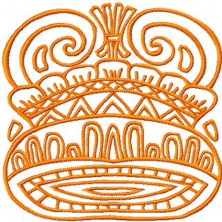 Royal Helmet  embroidery design - Embroidery Design