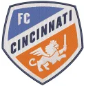 Football Club Cincinnati logo embroidery design featuring bold colors and intricate stitching details.