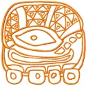 Old Turtle Embroidery Design Inspired by Ancient Maya