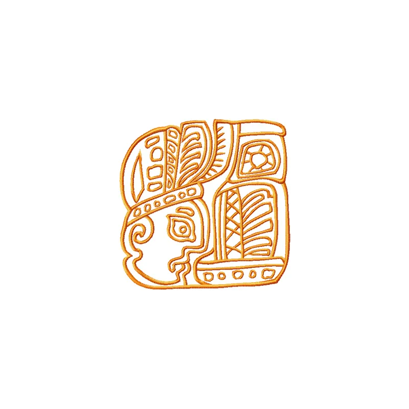 My Friend Embroidery Design: Ancient Maya Art