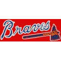 Atlanta Braves Wordmark Logo embroidery design