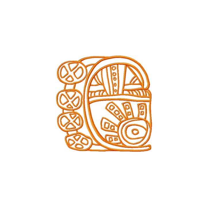 Friendly Table embroidery design - Embroidery Design