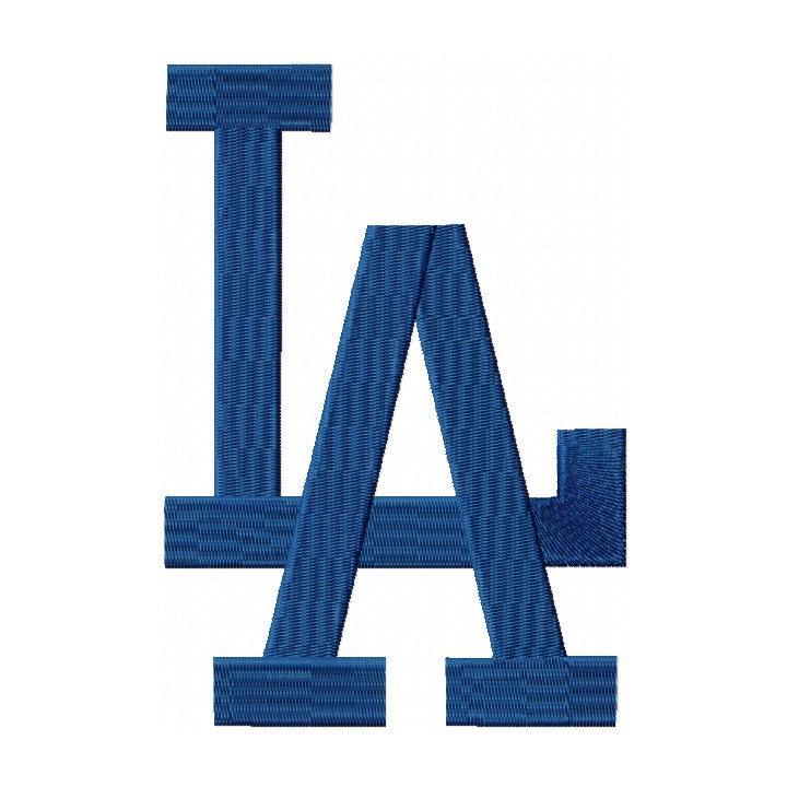Los Angeles Dodgers Cap Logo embroidery design - Embroidery Design