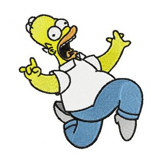Homer 2 embroidery design - Embroidery Design
