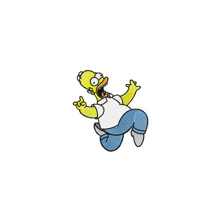 Homer 2 embroidery design - Embroidery Design