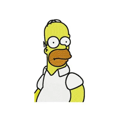 Homer Simpson Stitching Pattern | Download Now