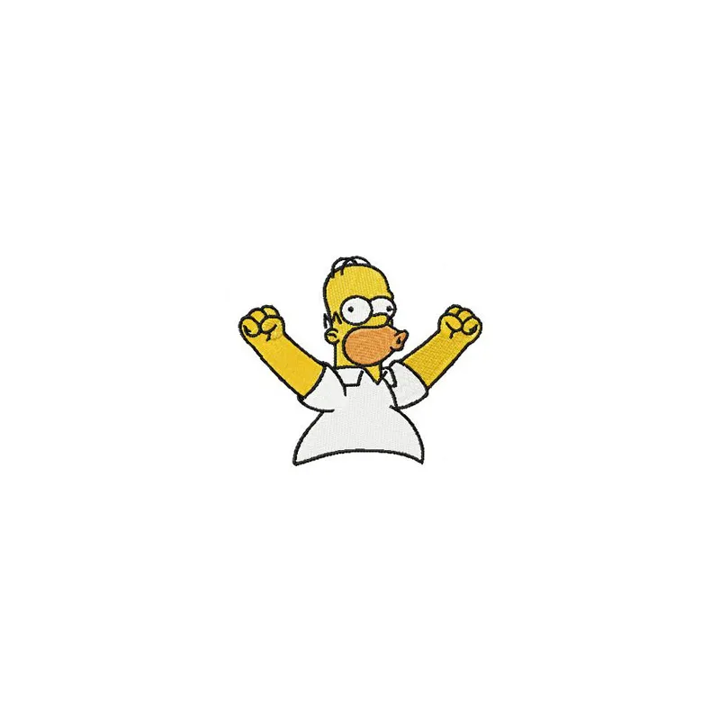 Homer Simpson Happy Stitching Pattern for Fans