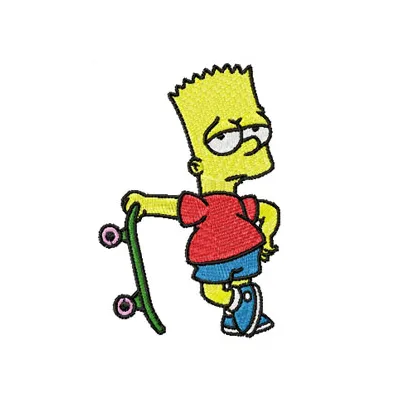Bart Simpson Stitching Pattern for Fans