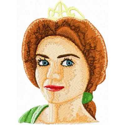 Princess Fiona 1  embroidery design - Embroidery Design