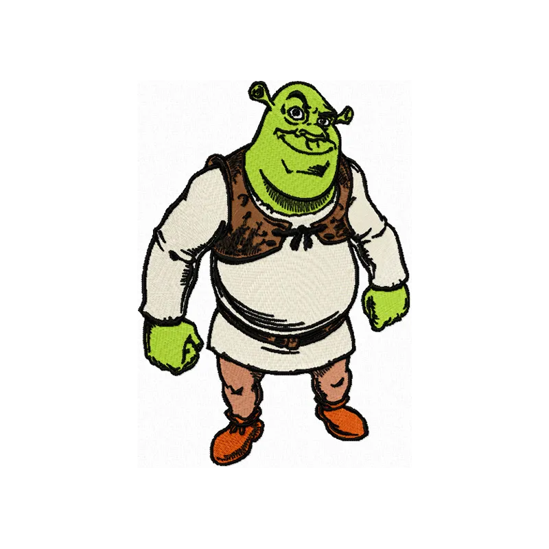 Shrek Forever embroidery design - Embroidery Design