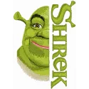 Shrek with Logo embroidery design - Embroidery Design