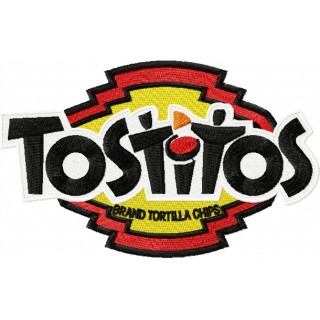 Tostitos Tortilla Chips logo embroidery design - Embroidery Design
