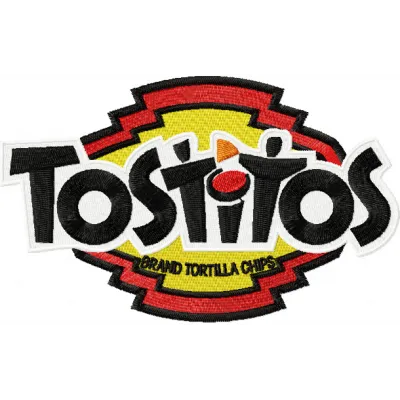 Tostitos Tortilla Chips Logo Stitching Pattern