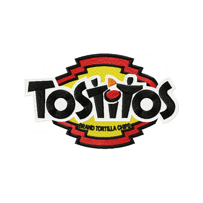 Tostitos Tortilla Chips Logo Stitching Pattern