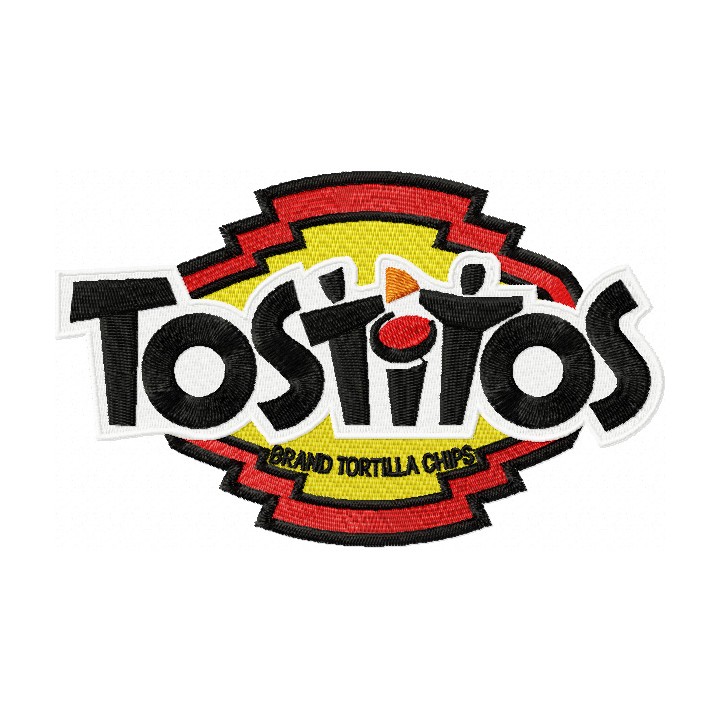 Tostitos Tortilla Chips logo embroidery design - Embroidery Design