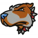 Fierce Pup Mascot Stitching Pattern | Embroiderers