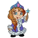 Snow Maiden Winter Stitching Pattern for Holiday Projects