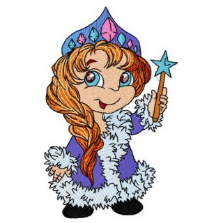 Snow maiden 3 embroidery design - Embroidery Design