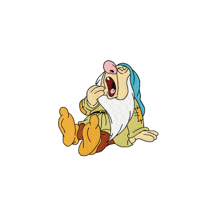 Sleepy Gets Ready to Sleep embroidery design - Embroidery Design