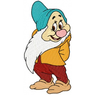 Bashful  embroidery design - Embroidery Design