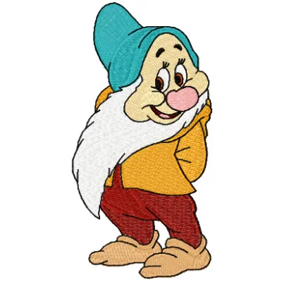 Bashful  embroidery design - Embroidery Design
