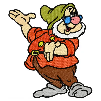 Doc Happy  embroidery design - Embroidery Design