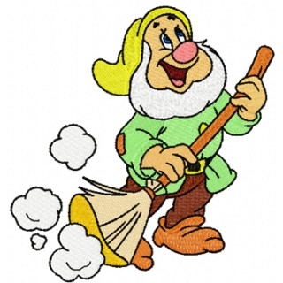 Sneezy  embroidery design - Embroidery Design