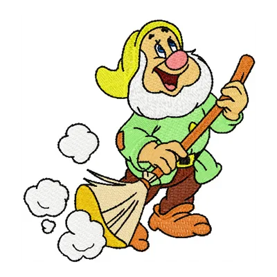 Sneezy  embroidery design - Embroidery Design