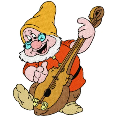 Doc Likes Music embroidery design - Embroidery Design