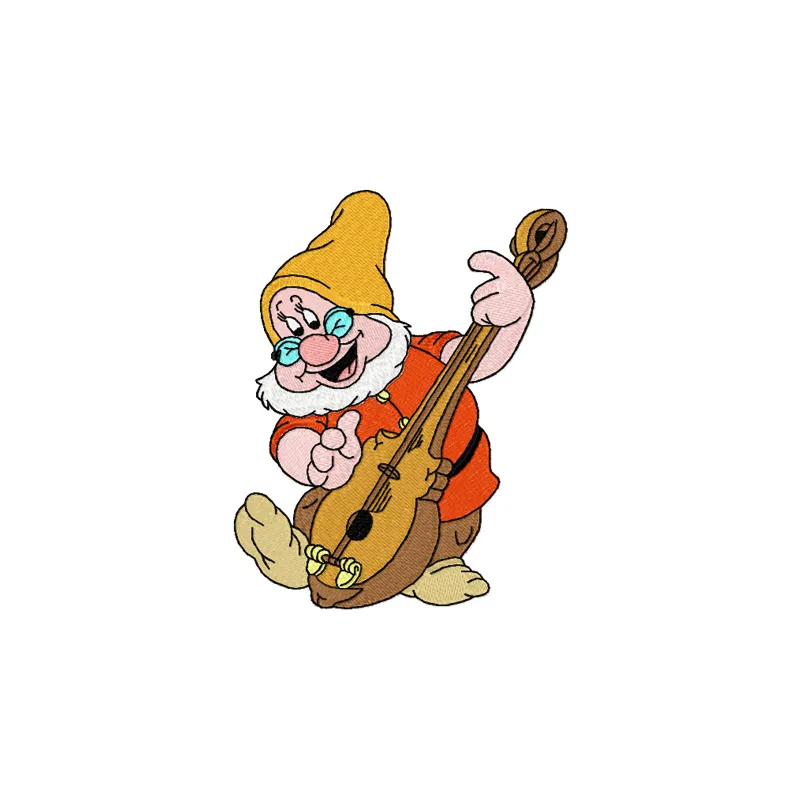 Doc Likes Music embroidery design - Embroidery Design