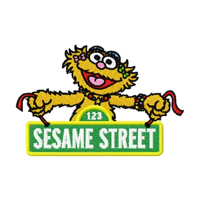 Elmo Invitation Stitching Pattern for Kids' Projects