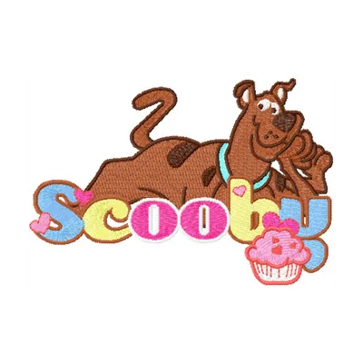 Scooby Doo Happy embroidery design - Embroidery Design