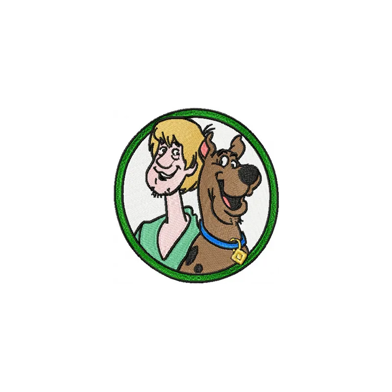 Scooby Doo and Fred embroidery design - Embroidery Design